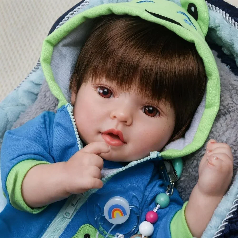 Reborn Baby Dolls Boy 18 Inch Baby Toddler Soft Body Realistic Newborn